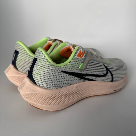 Nike Air Zoom Pegasus 40 “Photon Dust” (Women’s 7)– Grey/Green/Peach Accents - Picture 4 of 11